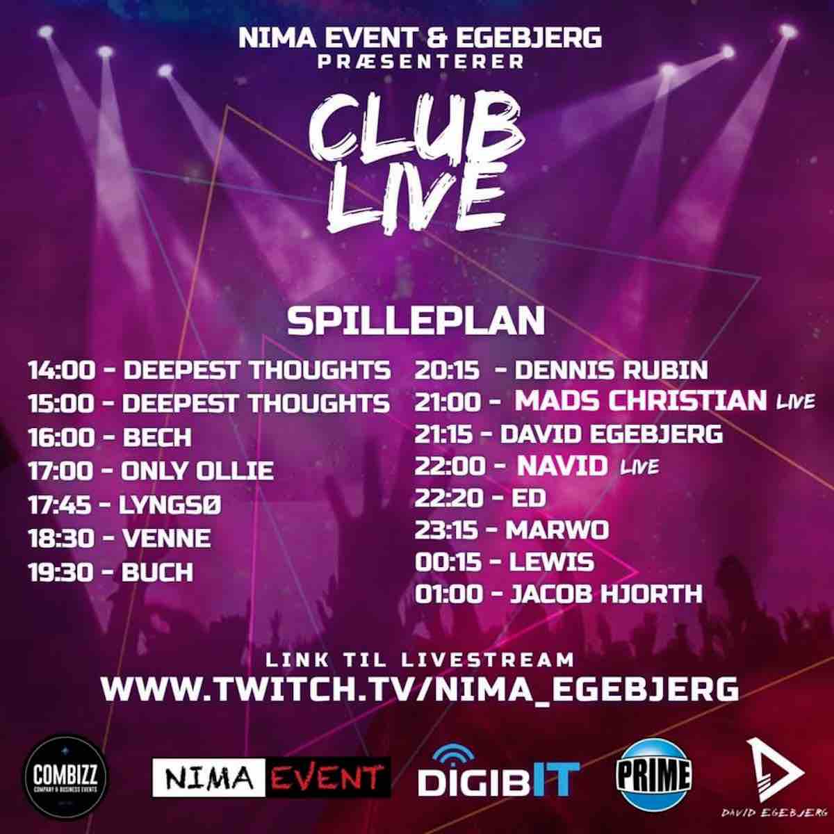 NIMA & Egebjerg - Club-Live