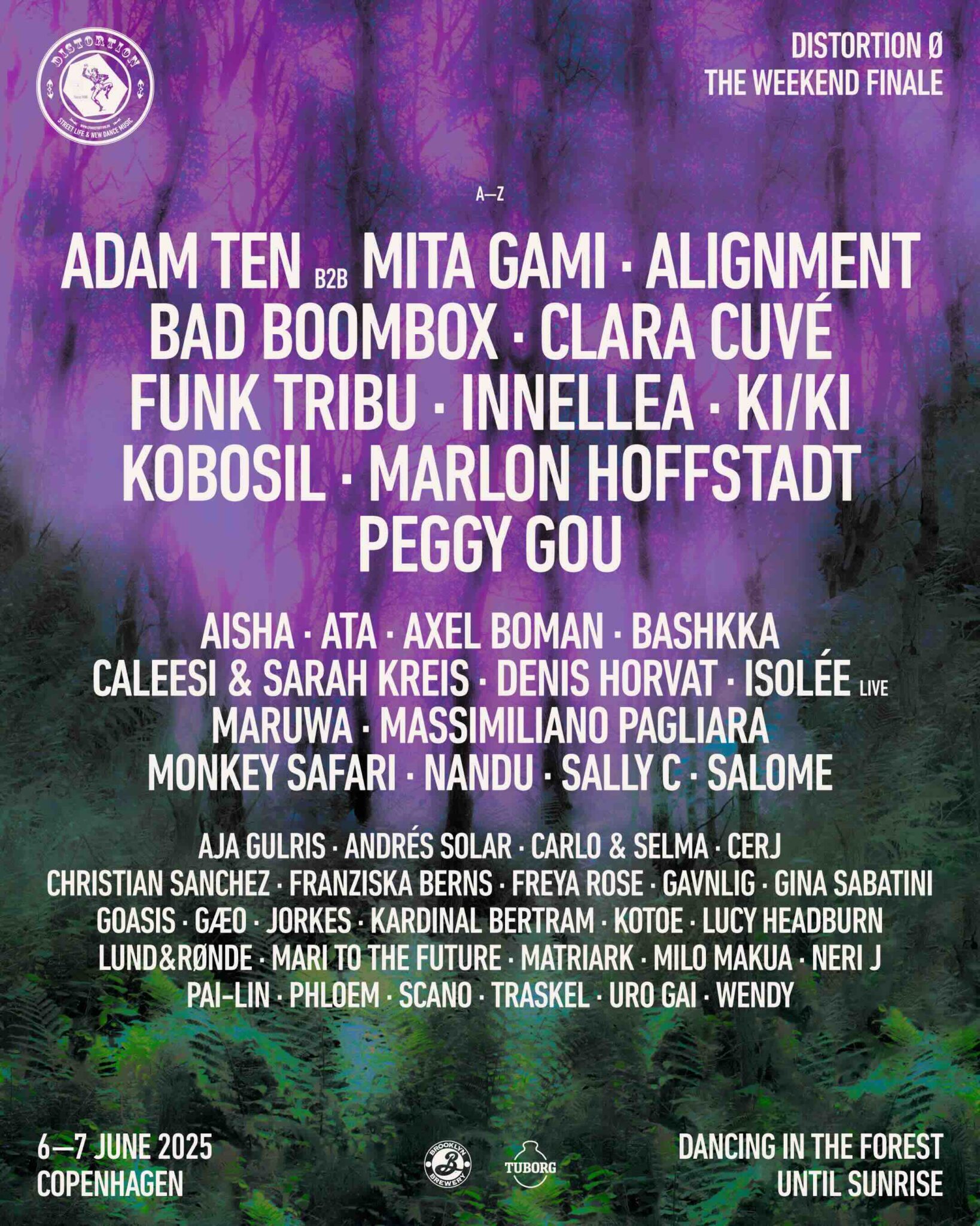 Distortion Festival 2025 line-up